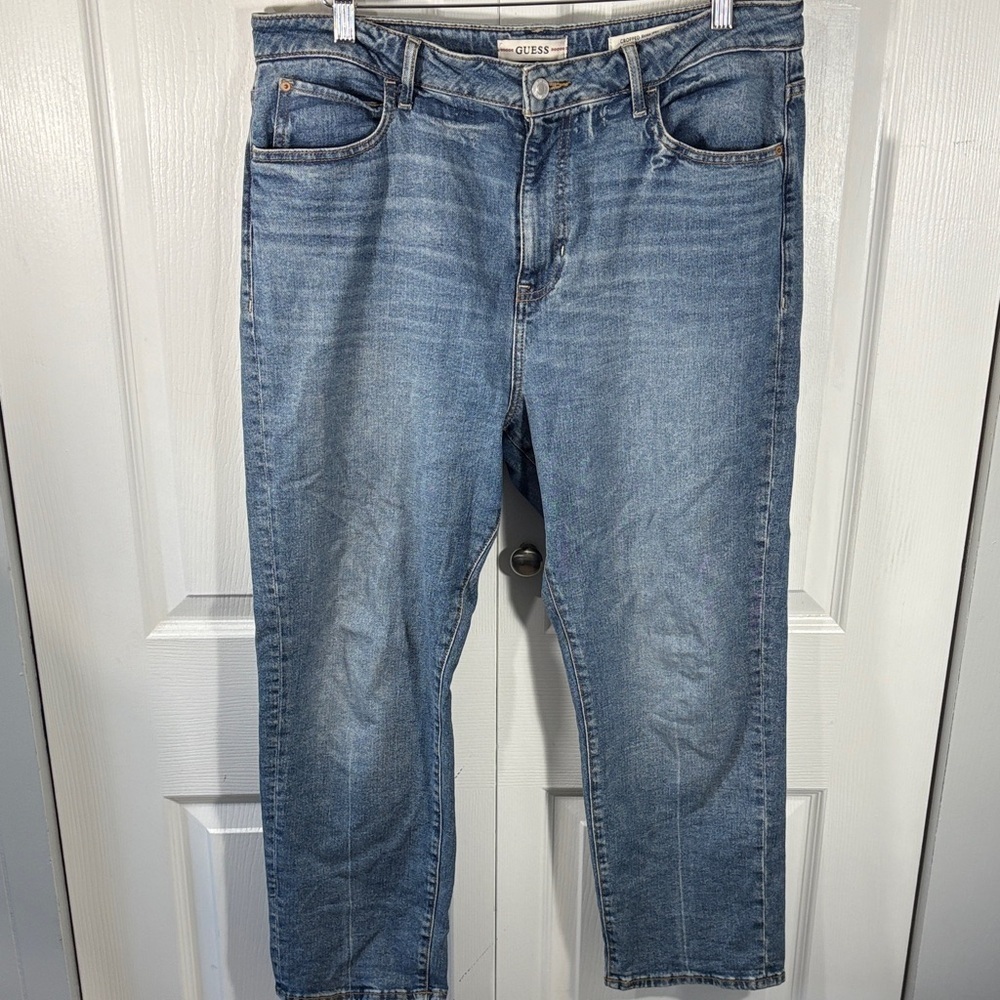 GUESS Relaxed Fit Light Blue Jeans